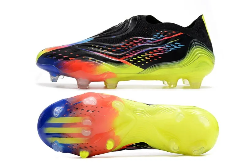 adidas Copa Sense + FG 'Al Rihla 2022 World Cup' - Black/Bright Cyan/Yellow