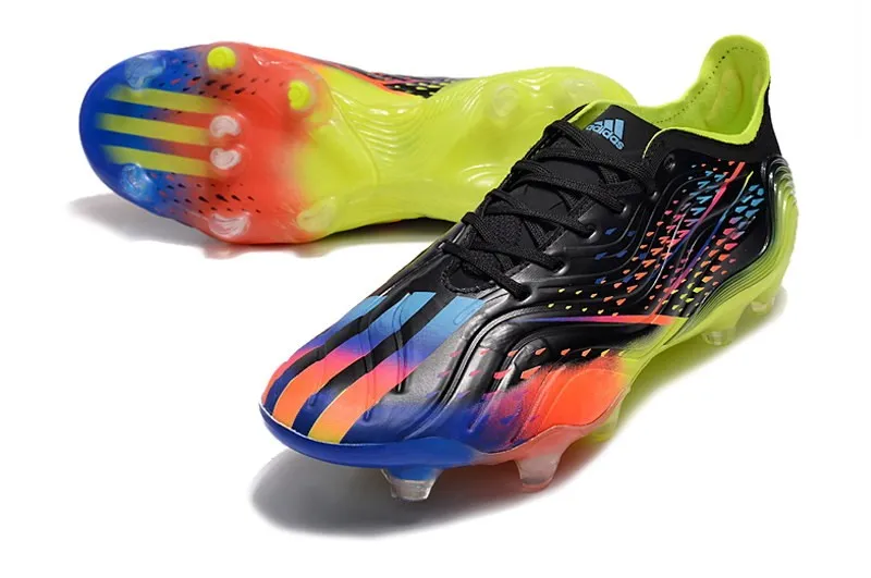 adidas Copa Sense .1 FG 'Al Rihla 2022 World Cup' - Black/Bright Cyan/Yellow