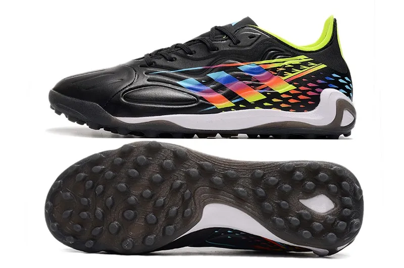 Adidas Copa Sense.1 Turf Al Rihla 2022 World Cup - Black/Bright Cyan/Yellow