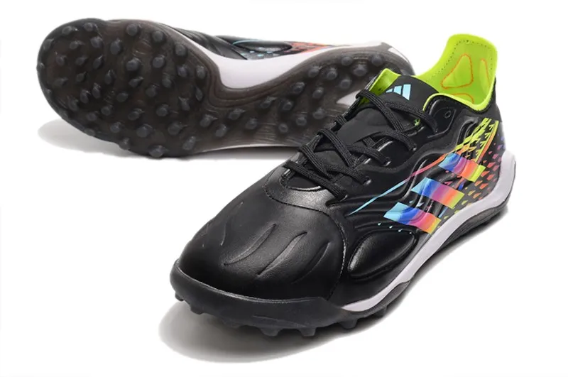 Adidas Copa Sense.1 Turf Al Rihla 2022 World Cup - Black/Bright Cyan/Yellow