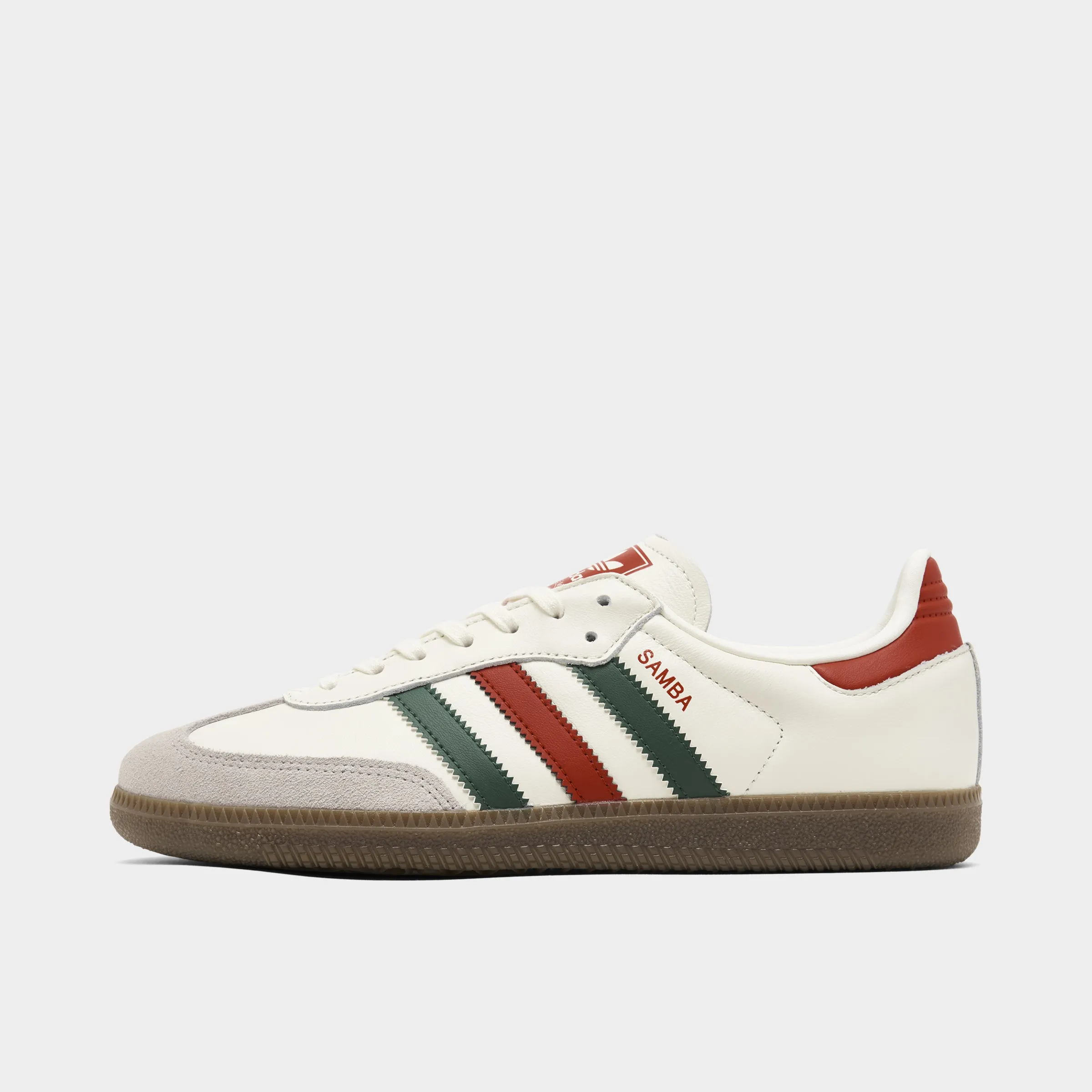 adidas Juniors' Samba OG Off White / College Red - Green