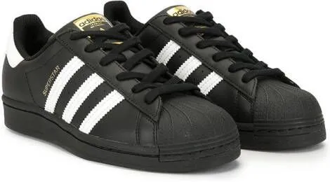 Adidas Kids Superstar low-top sneakers Black