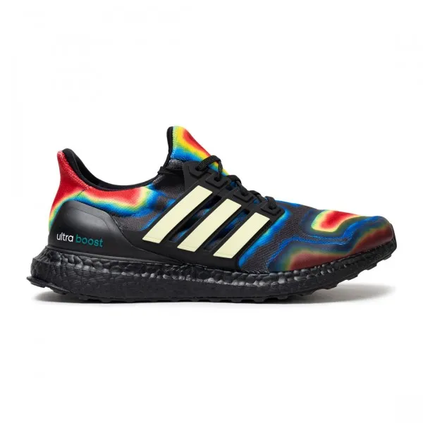 Adidas Men UltraBOOST Boston Marathon (black / yellow tint / eqt green)