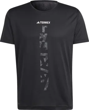 Adidas Men's Terrex Agravic Trail Running T-Shirt Black | Buy Adidas Men's Terrex Agravic Trail Running T-Shirt Black 