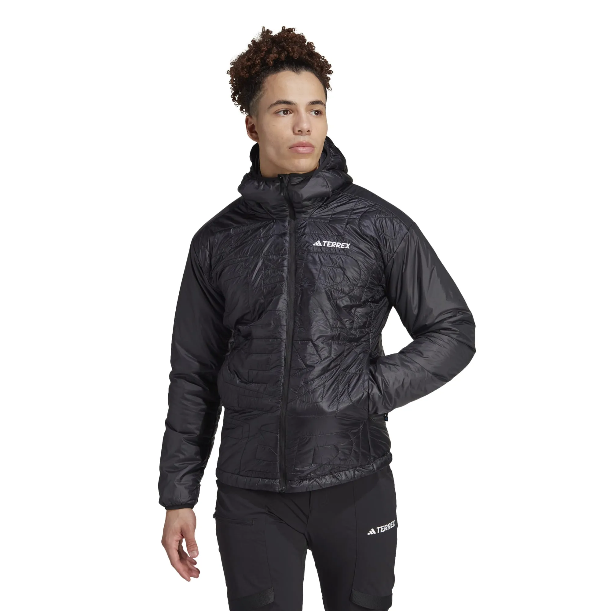 Adidas Men's TERREX Xperior Varilite PrimaLoft Hooded Jacket Black | Buy Adidas Men's TERREX Xperior Varilite PrimaLof