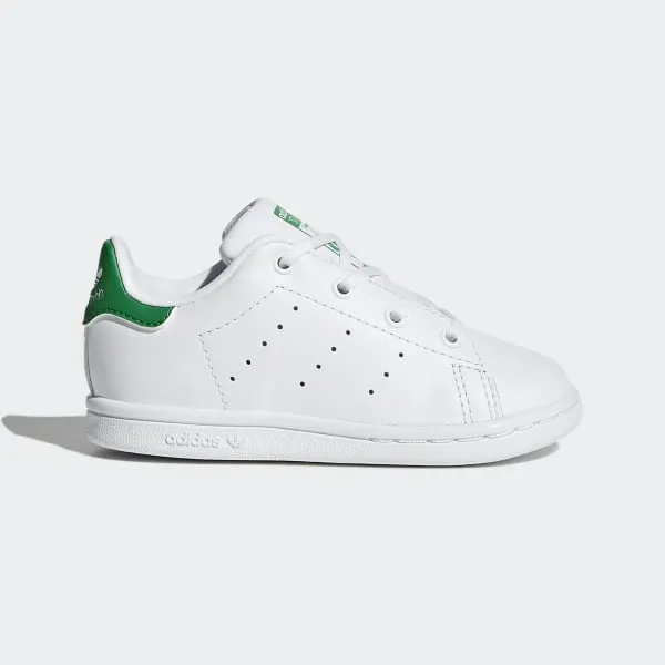 Adidas Original STAN SMITH Infant’s - FTWWHT/FTWWHT/GREEN/FTWBLA/FTWBLA/VERT