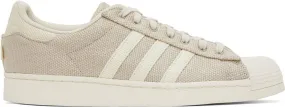 Adidas Originals Beige Superstar Sneakers