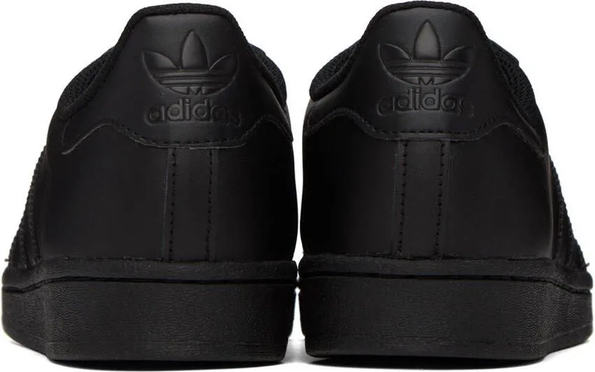 Adidas Originals Black Superstar Sneakers