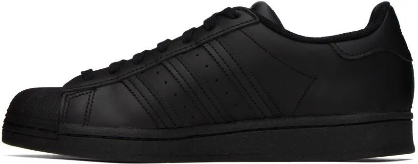 Adidas Originals Black Superstar Sneakers