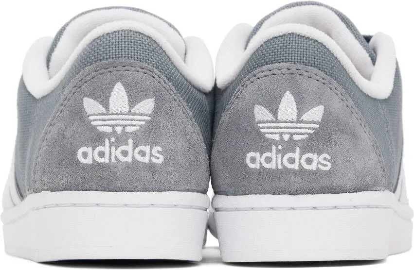 Adidas Originals Gray & White Superstar Supermodified Sneakers