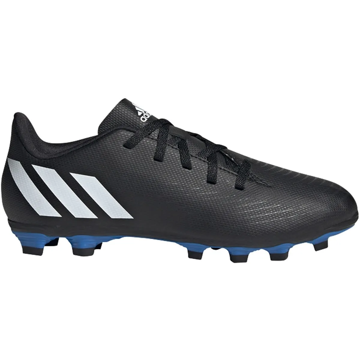 Adidas Predator Edge.4 FxG Jr (Black/White/Blue)