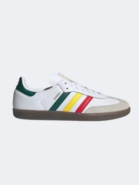 Adidas Samba Og Unisex Original Shoes White/Yellow/Green