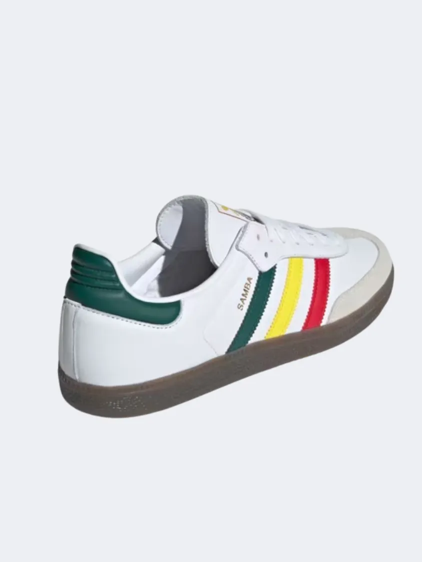 Adidas Samba Og Unisex Original Shoes White/Yellow/Green