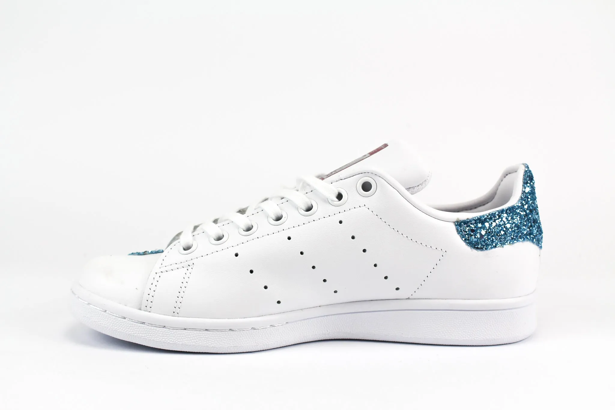 Adidas Stan Smith Cuori Light blu Glitter