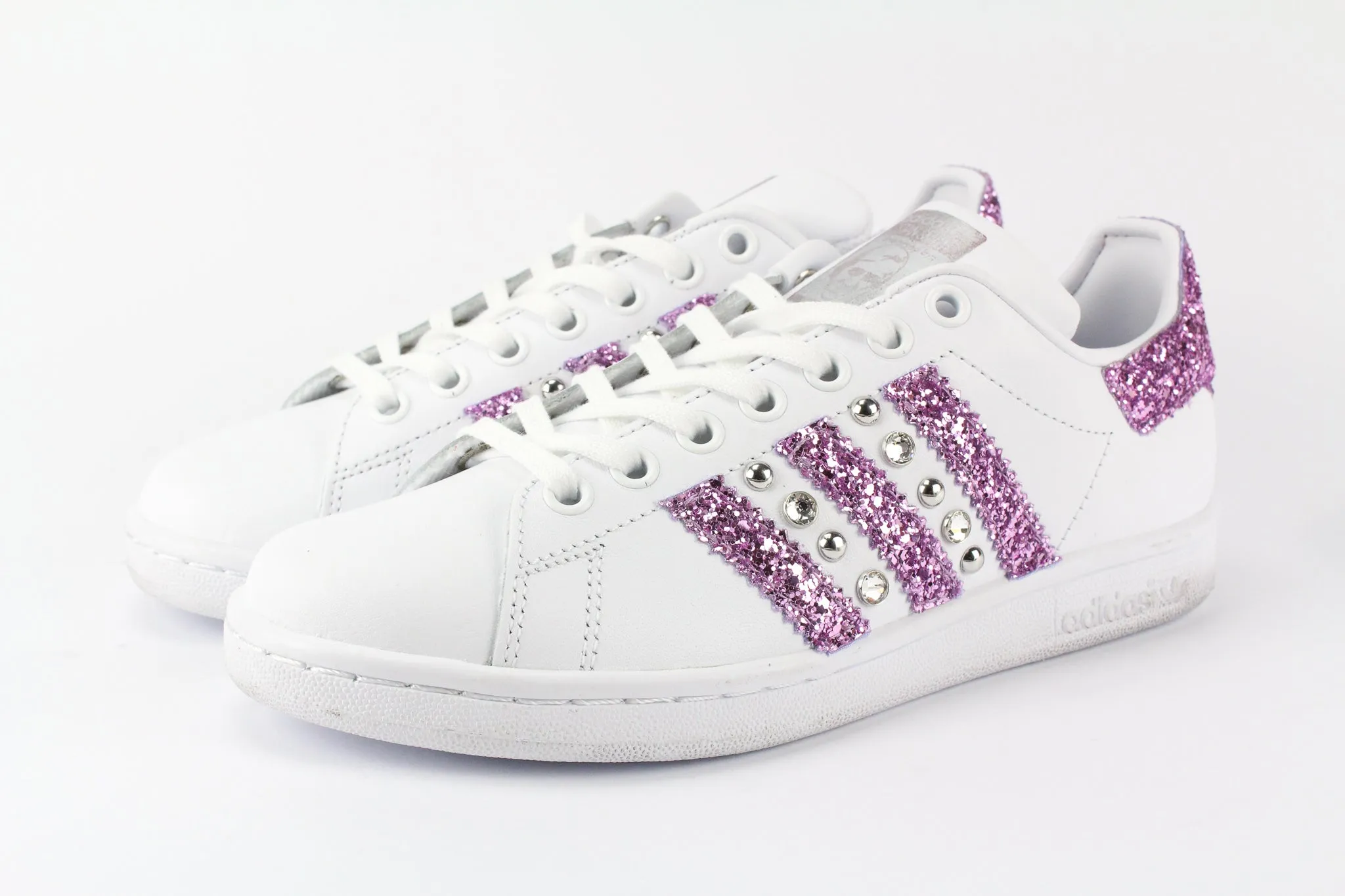 Adidas Stan Smith Glitter Glicine & Strass