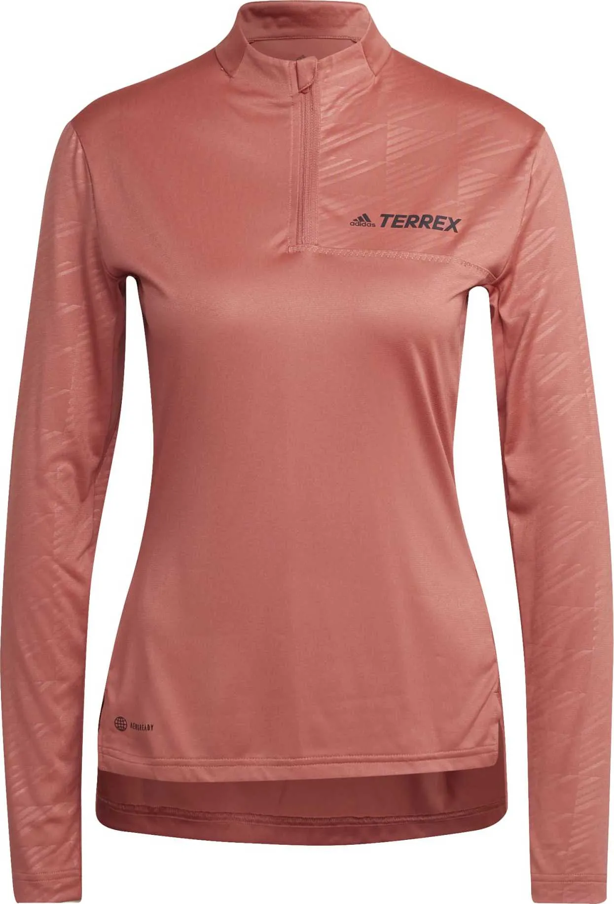 Adidas Women's Terrex Multi Half-Zip Tee Wonred | Buy Adidas Women's Terrex Multi Half-Zip Tee Wonred here | Outnorth