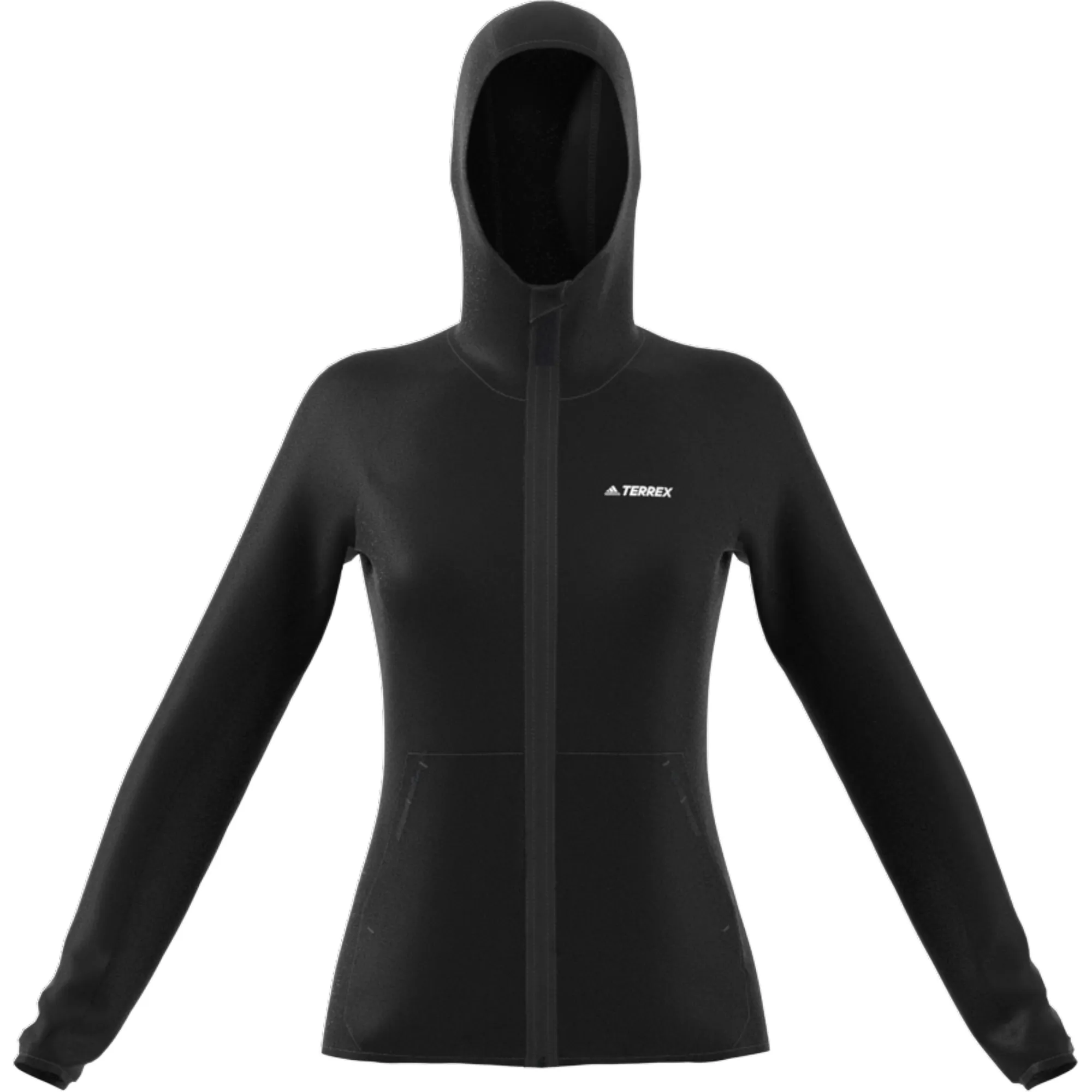 Adidas Women's Terrex Tech Flooce Light Hooded Jacket Black | Buy Adidas Women's Terrex Tech Flooce Light Hooded Jacke