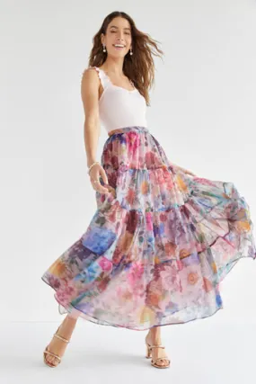 Alyssa Printed Maxi Skirt