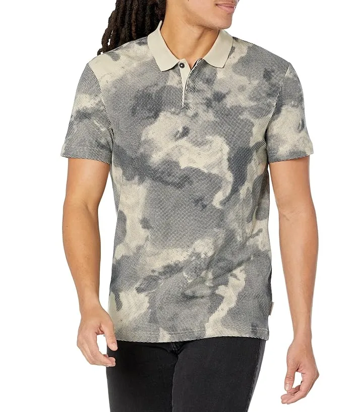 Armani Exchange Cotton Printed Polo Shirt