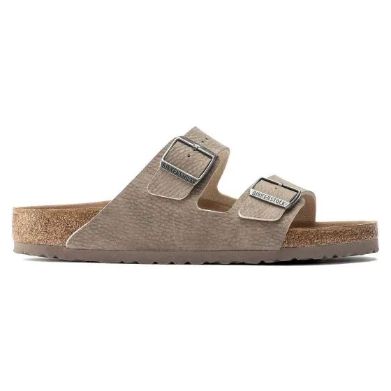 Birkenstock M' Arizona Desert Dust Gray Taupe Veg Microfibre Sandals