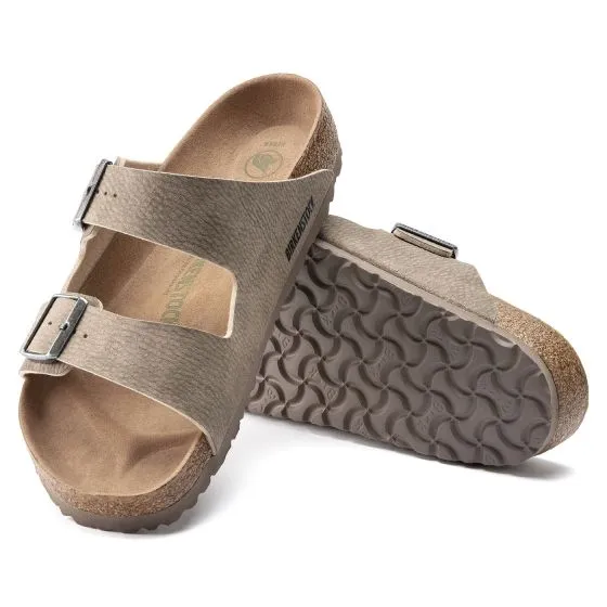 Birkenstock M' Arizona Desert Dust Gray Taupe Veg Microfibre Sandals