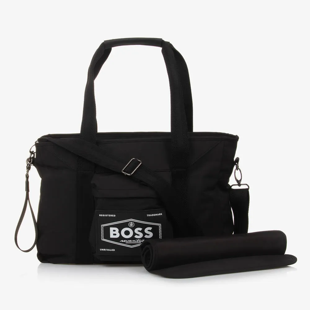 Black Logo Changing Bag (39cm)