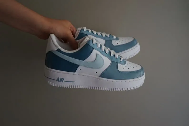 Blue Air Force 1 Custom Nike Air Force 1