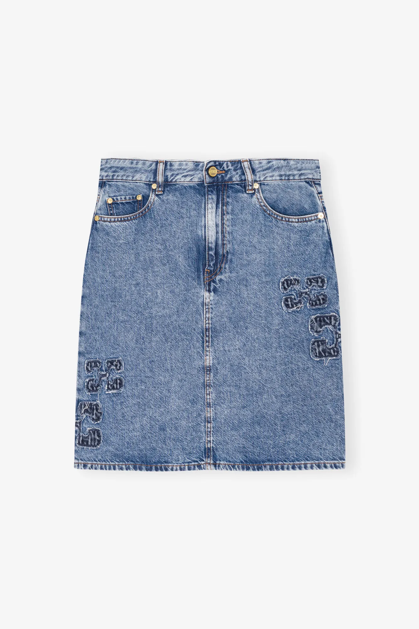 Blue Denim Skirt