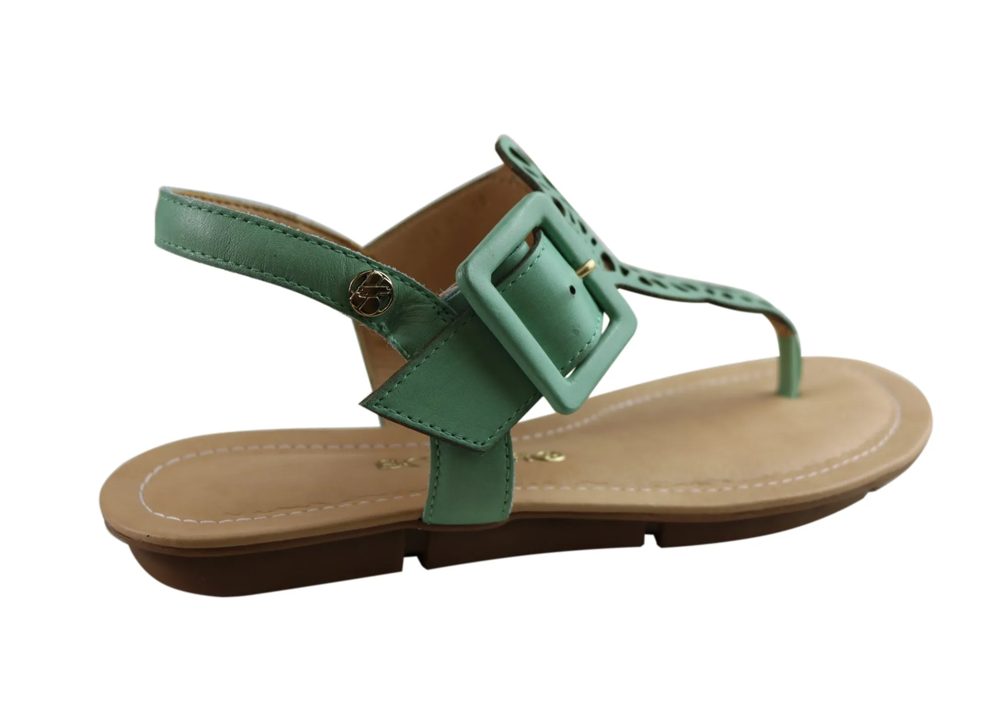 Bottero Georgia Womens Comfortable Leather Sandals Made In Brazil