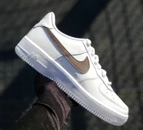 Brown Swoosh Custom Nike Air Force 1_s