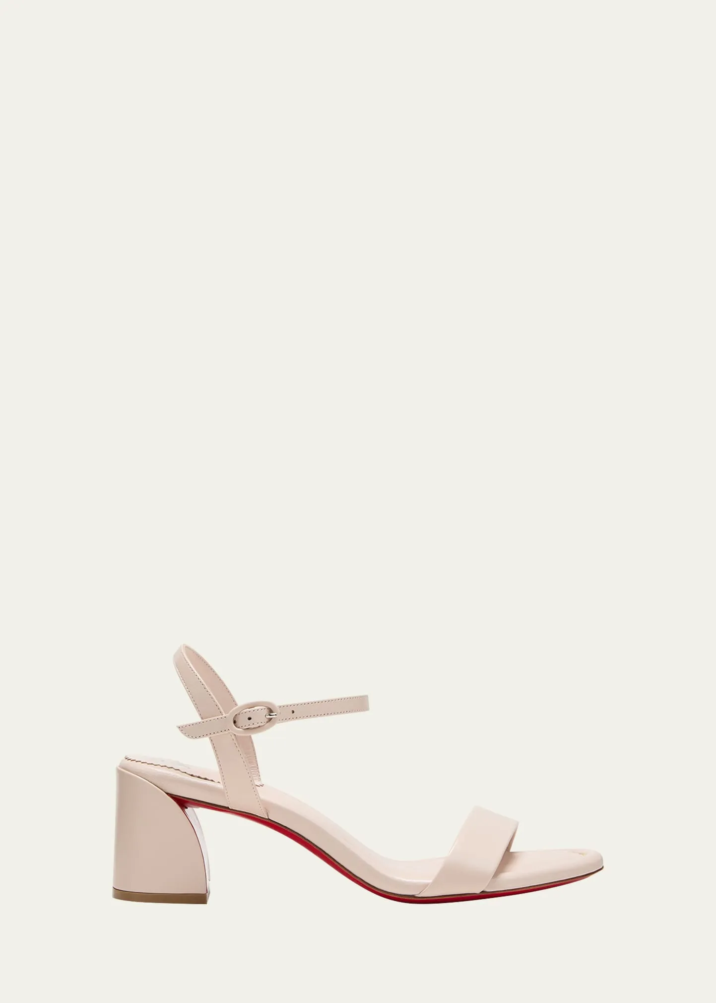 Christian Louboutin Miss Jane Red Sole Ankle-Strap Sandals