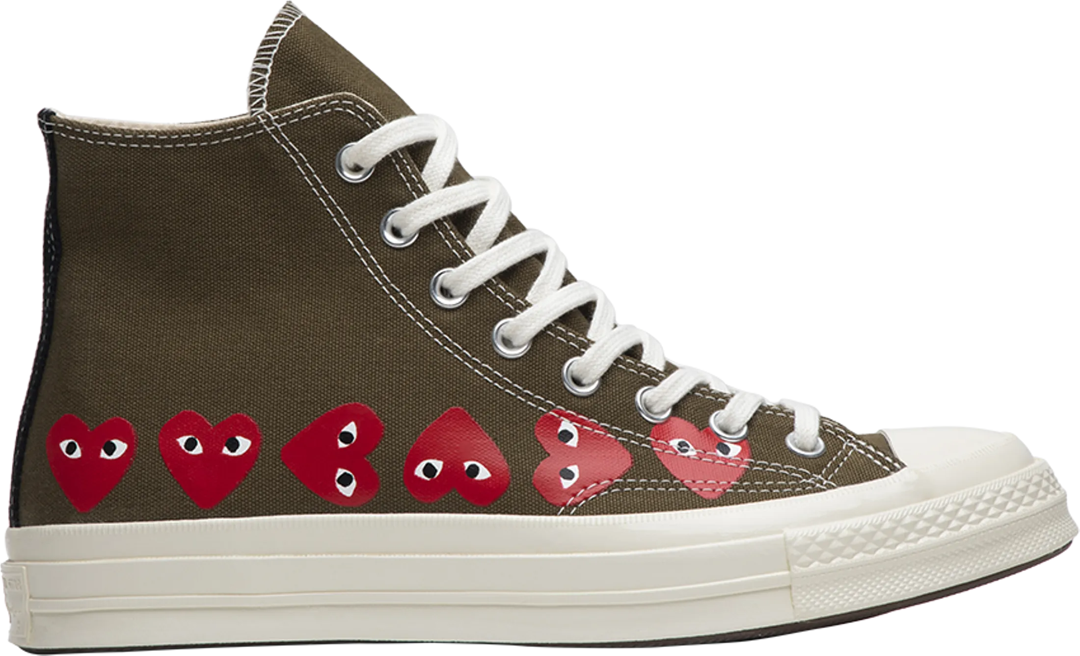 Comme des Garons Play x Chuck 70 High Top 'Multi Heart' - 162973C