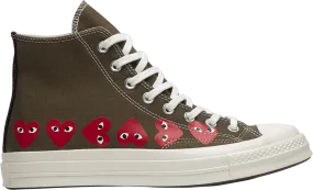 Comme des Garons Play x Chuck 70 High Top 'Multi Heart' - 162973C