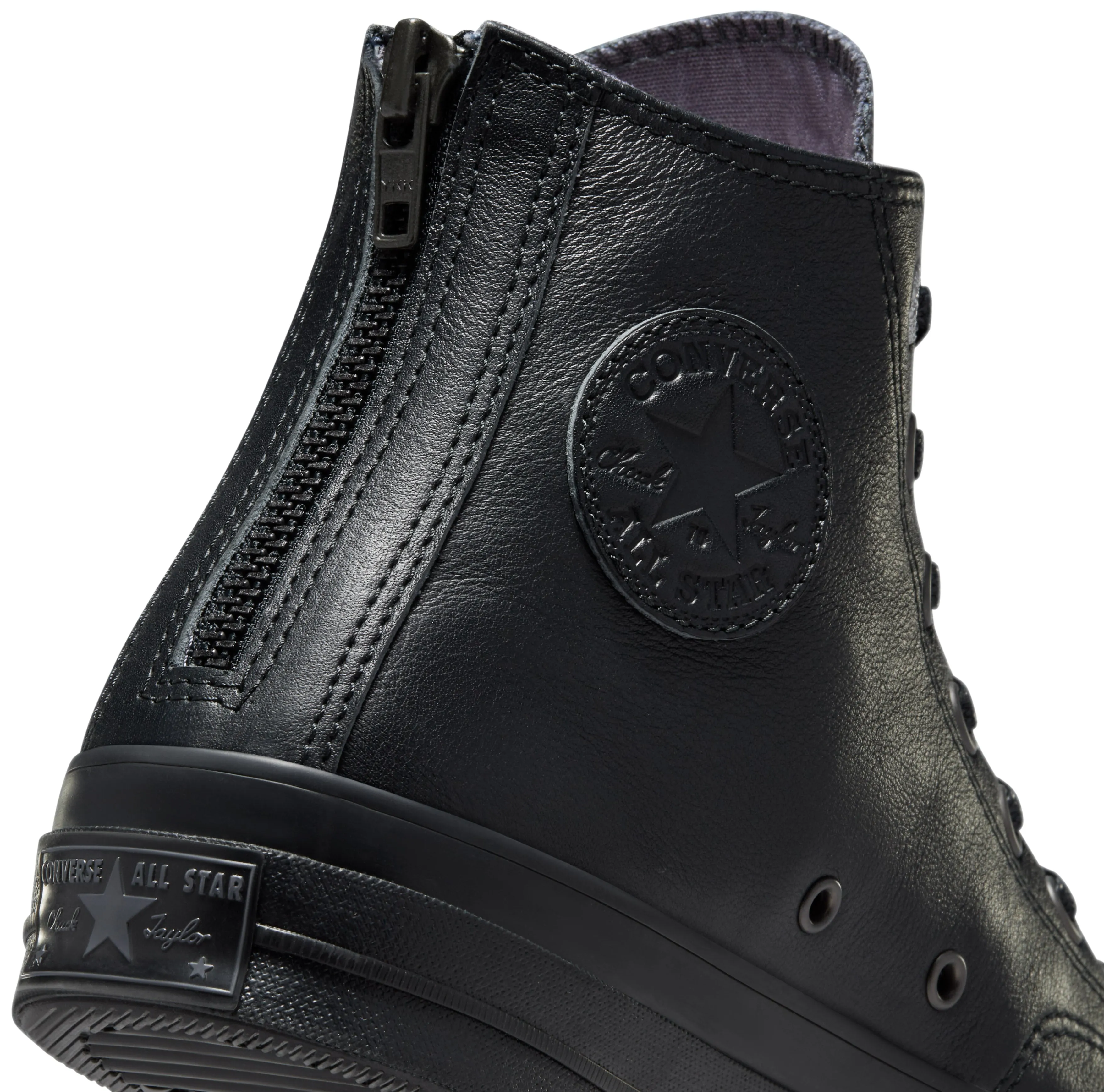 Converse Chuck Taylor All Star 1970s Hi Top Zip Monochrome Black