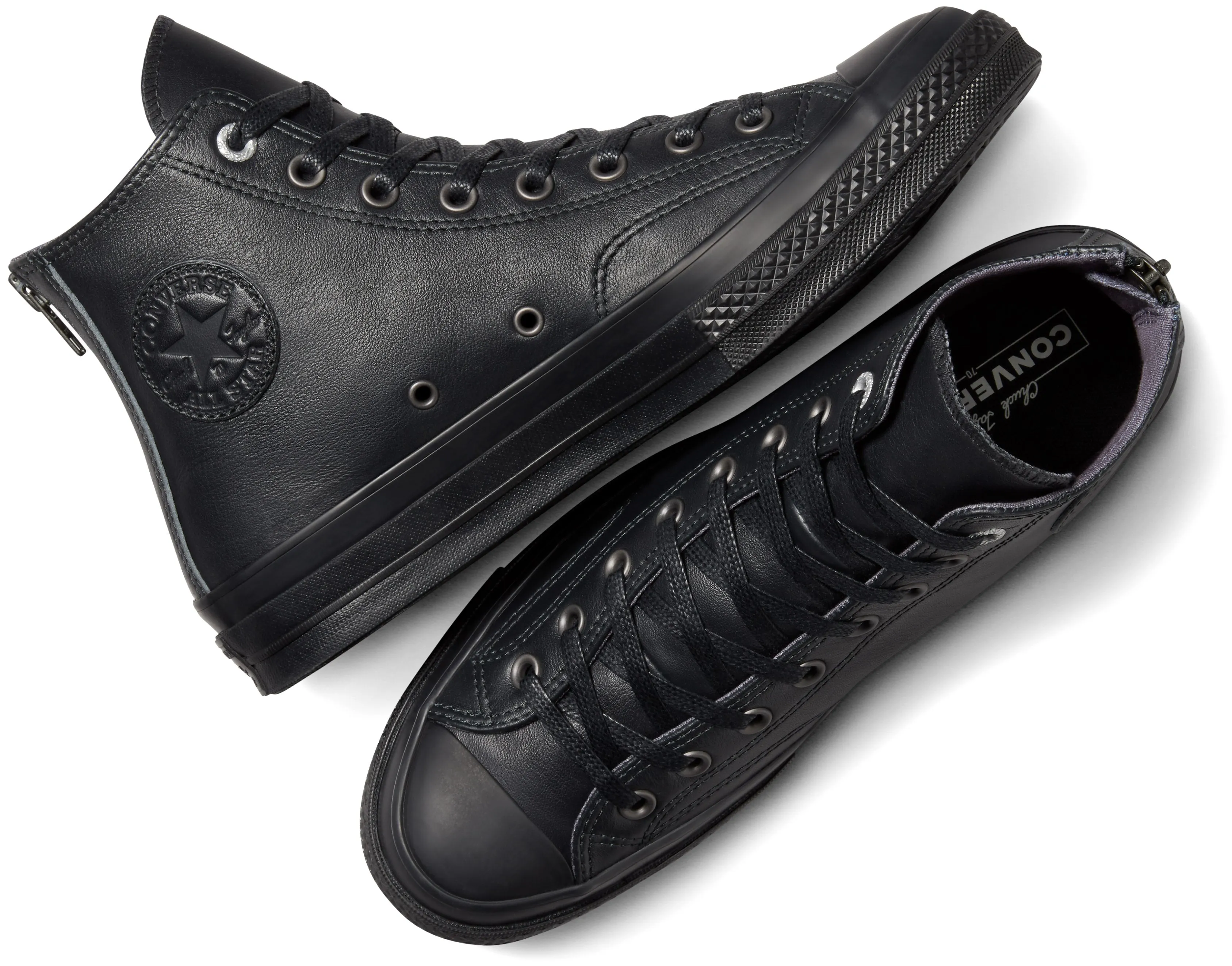 Converse Chuck Taylor All Star 1970s Hi Top Zip Monochrome Black