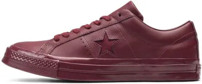 Converse One Star 74 Low Top Leather Monochrome Bordeaux