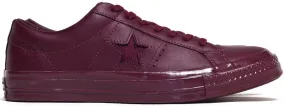 Converse One Star 74 Low Top Leather Monochrome Bordeaux