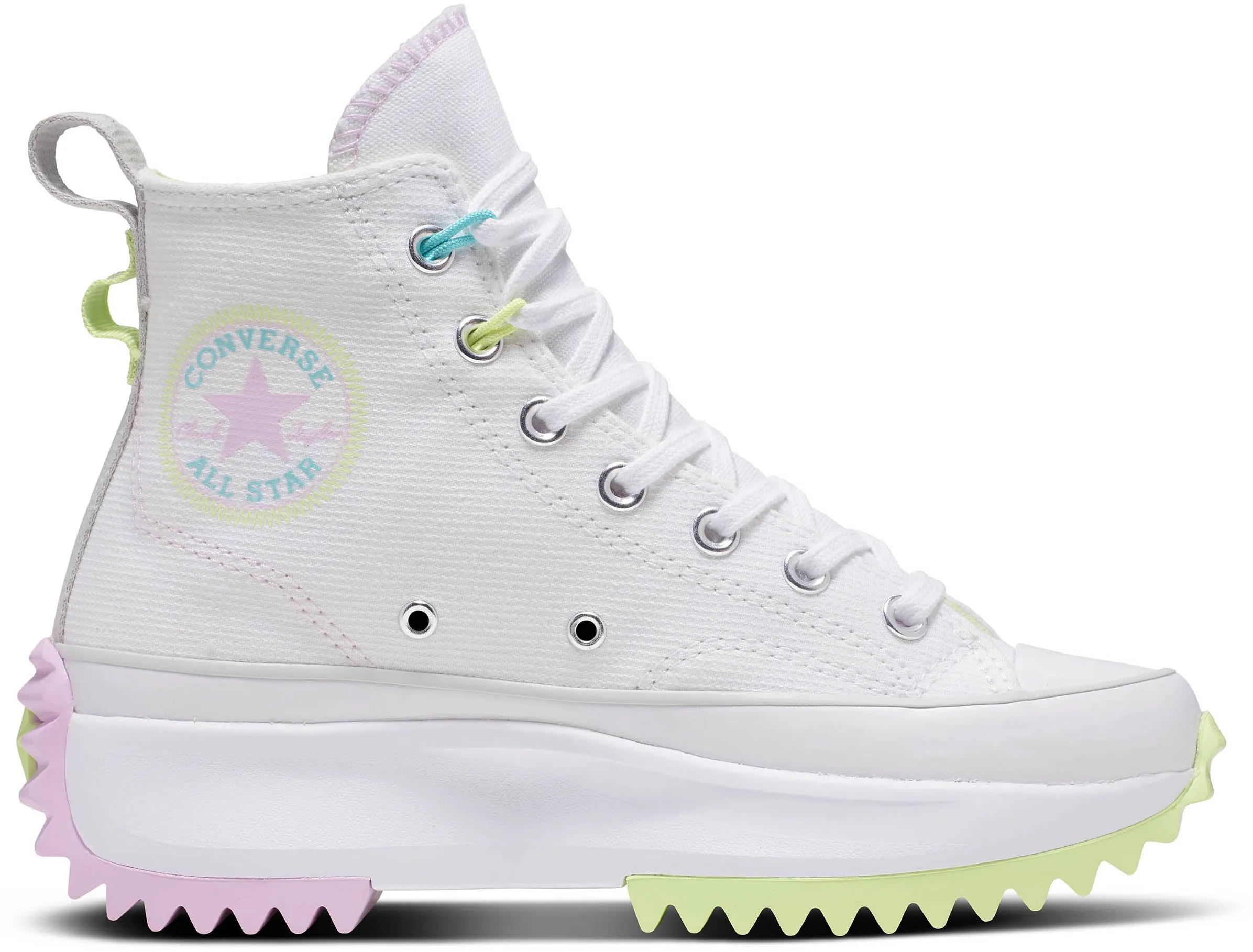 Converse Run Star Hike Hi Top White/Citron This/Fossilized