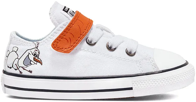 Converse Toddler Chuck Taylor All Star Low Top Frozen 2 Olaf White