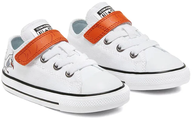 Converse Toddler Chuck Taylor All Star Low Top Frozen 2 Olaf White