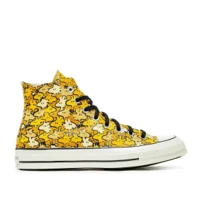 Converse x Peanuts Chuck 70 Hi Woodstock Camo (Yellow / Gold)