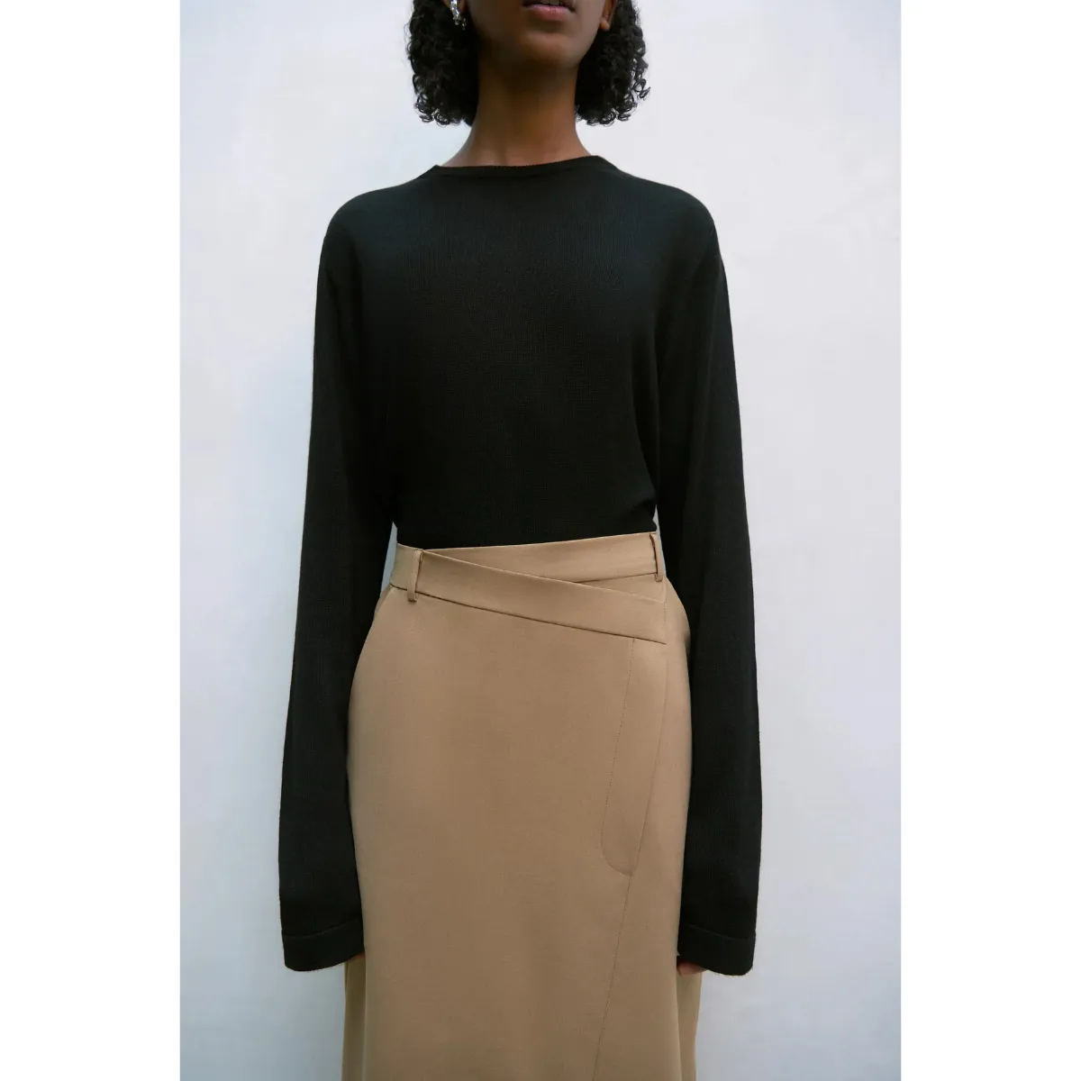 Cordera   Tailoring Skirt Camel