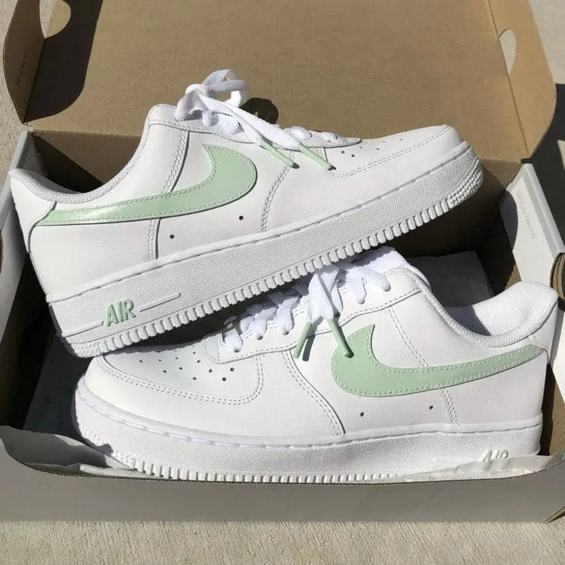 Custom Sage Nike Air Force 1