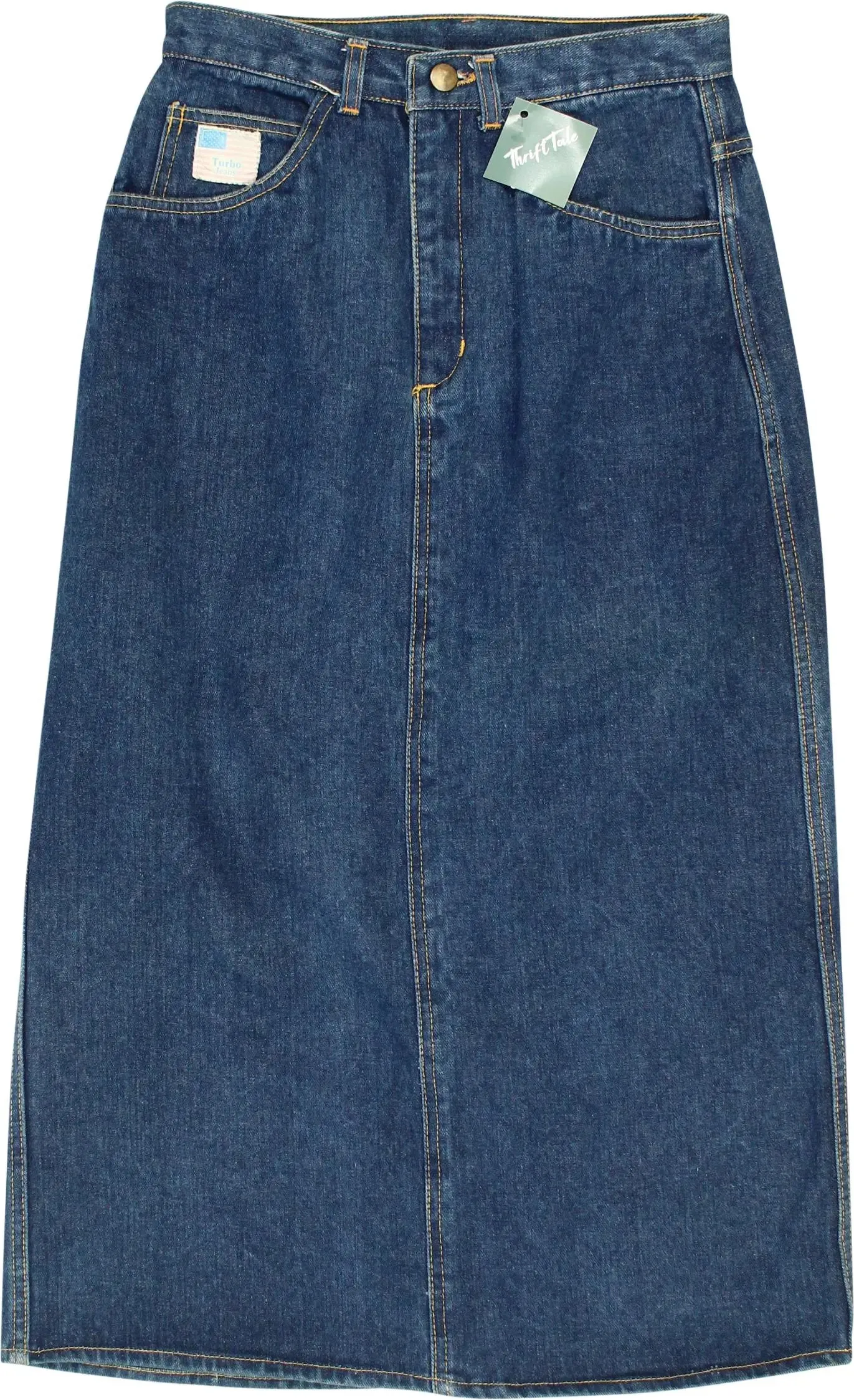 Denim Midi Skirt | ThriftTale