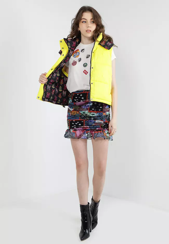 Desigual Padded Short Gilet