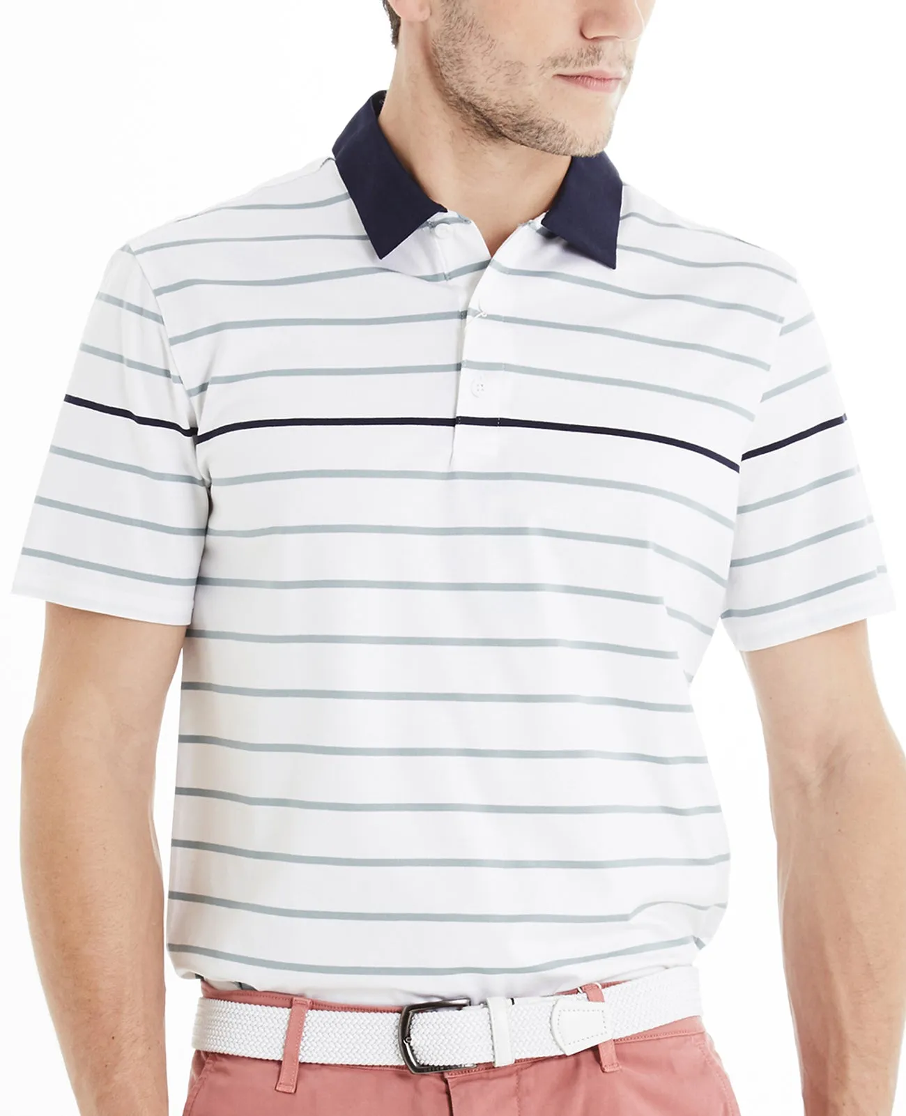     Farrell Stripe Polo   Green Label Collection  