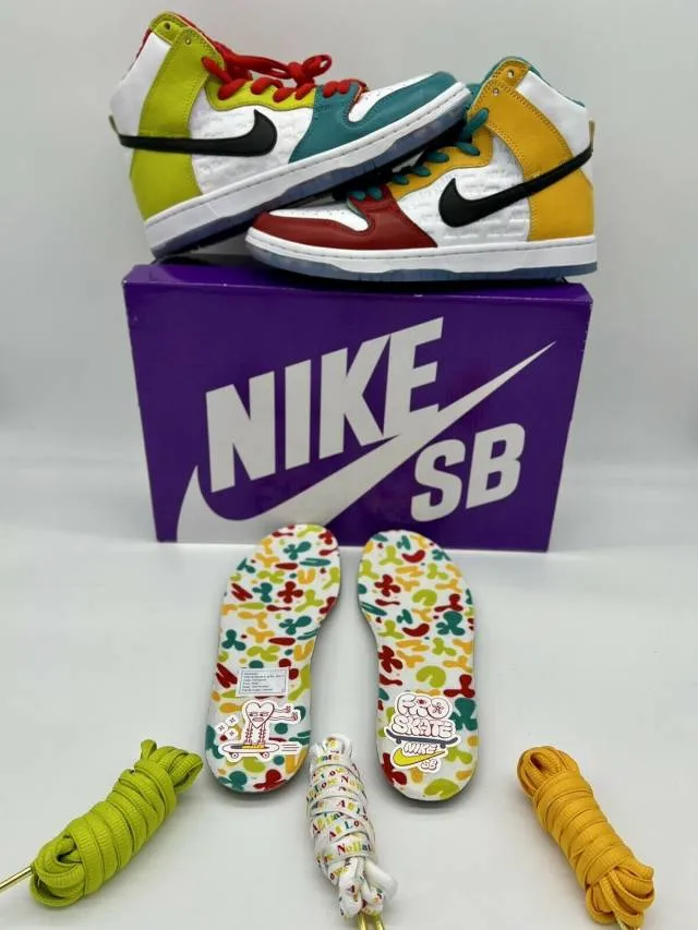 FroSkate x Nike SB Dunk High All Love No Hate