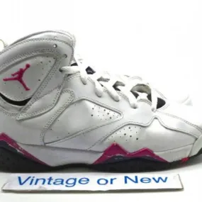 Girls Nike Air Jordan VII 7 Fireberry Retro GS 2012 sz 7Y