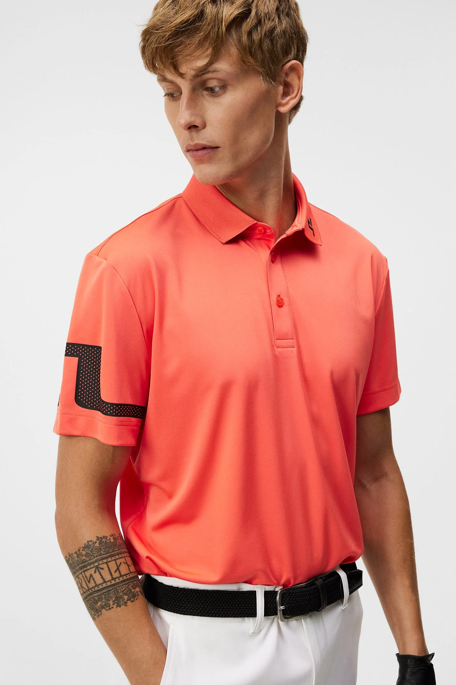 Heath Regular Fit Polo / Hot Coral