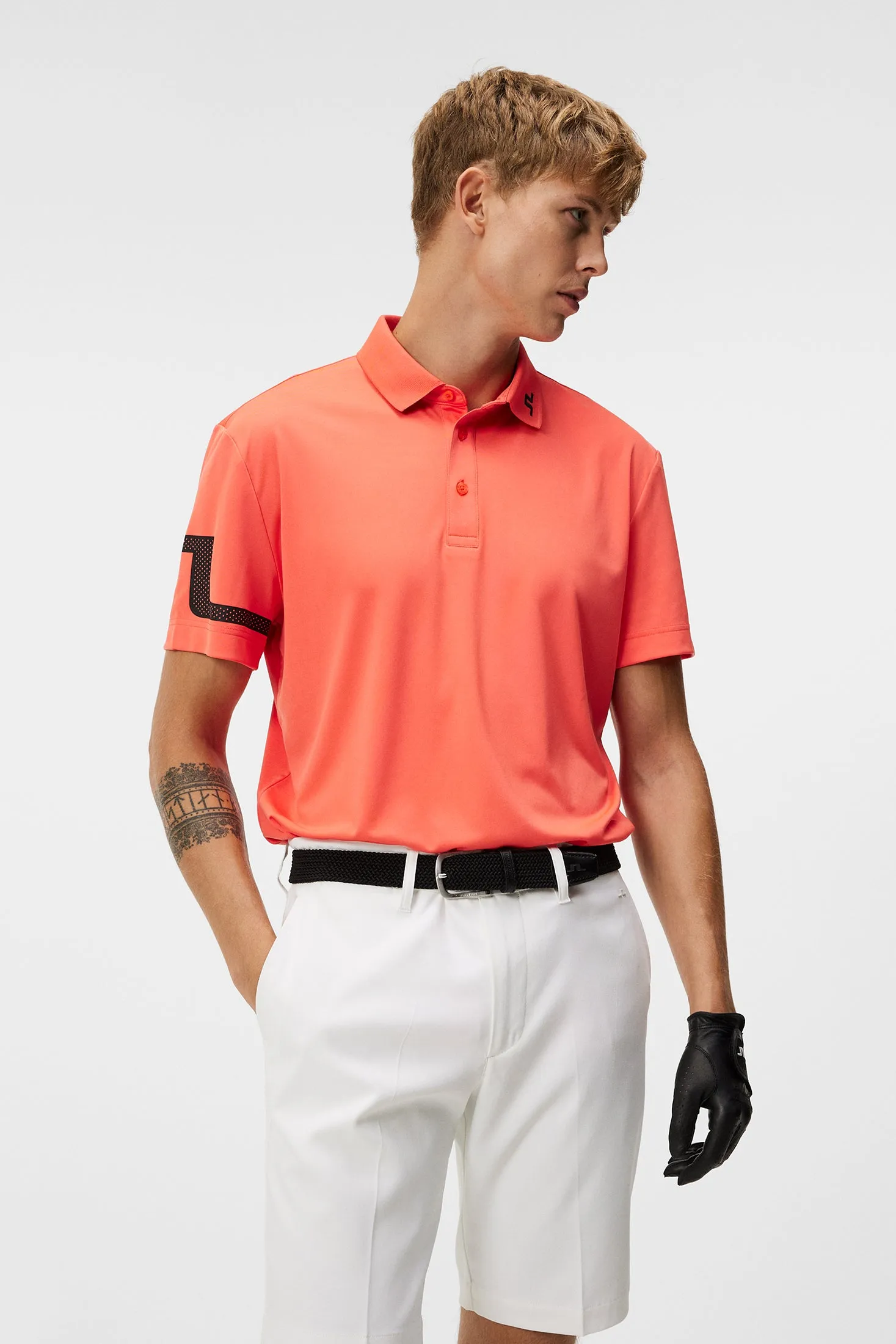 Heath Regular Fit Polo / Hot Coral